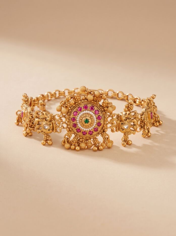 Antique Sunburst Chandelier Women Bracelet