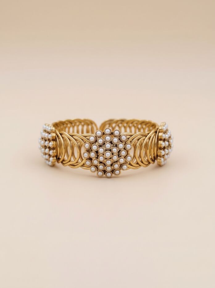 Pearl Cluster Spring Women Bracelet