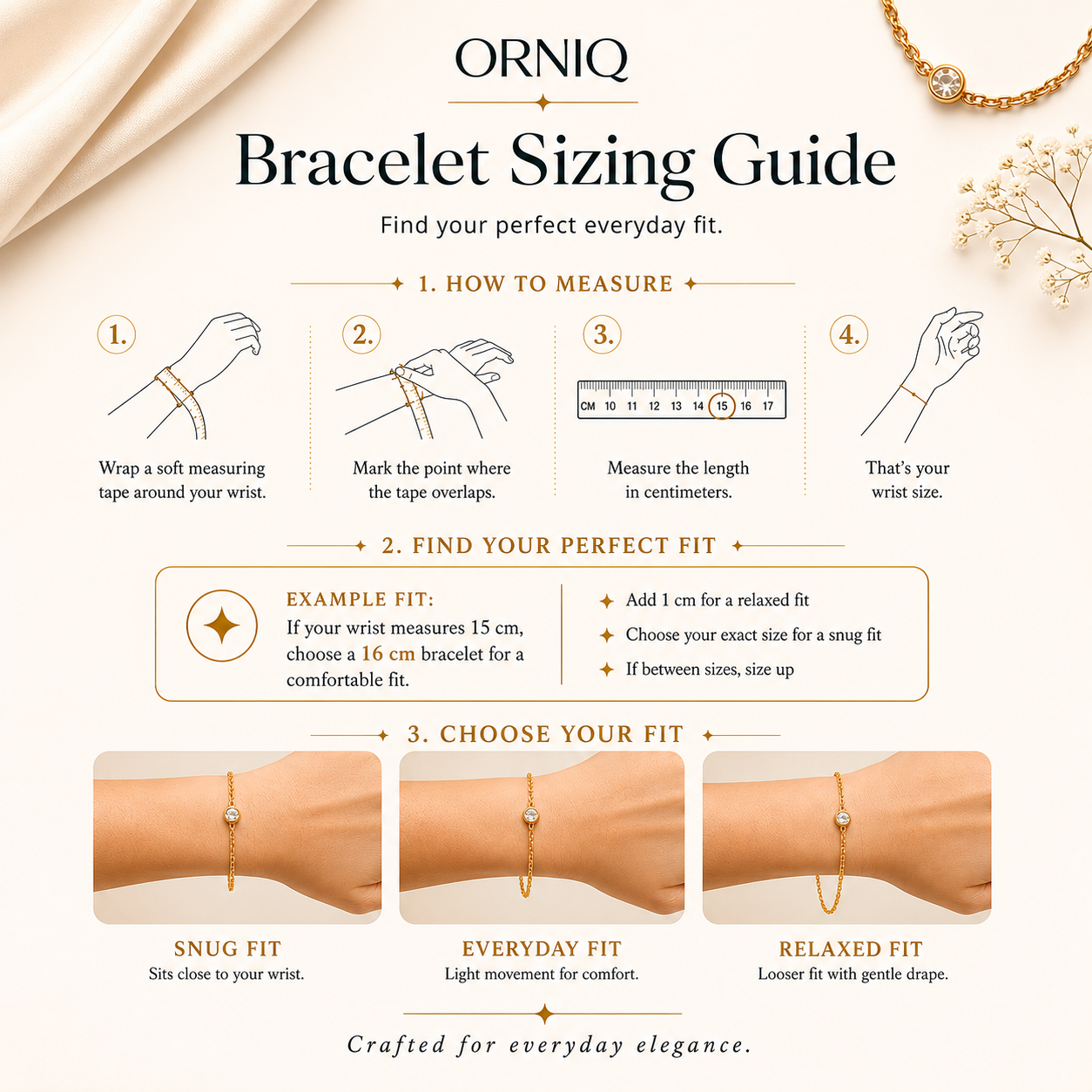 Men Bracelet Size Guide